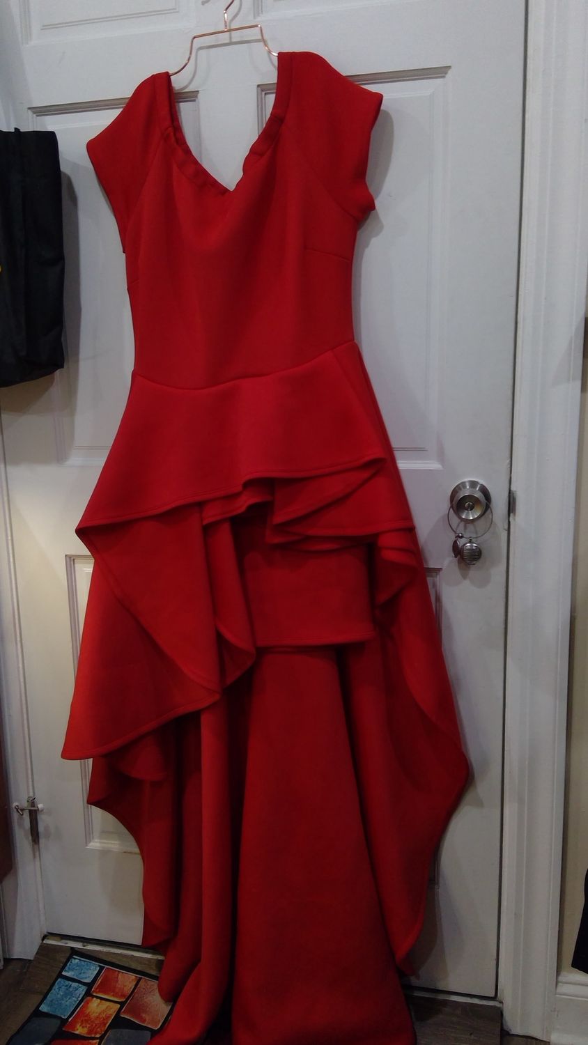 Red elegant dress size 1 X