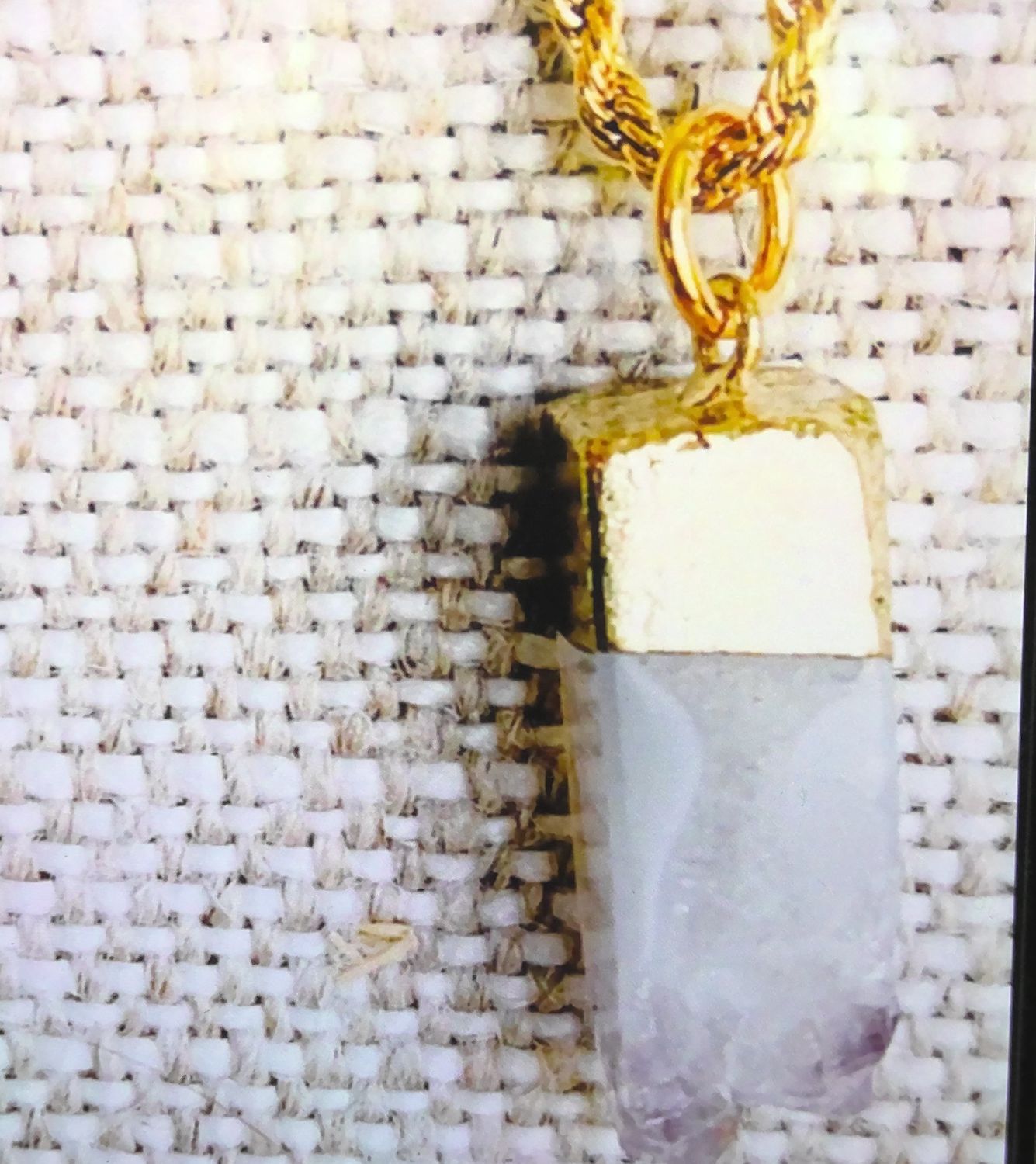 Amethyst Amulet Necklace