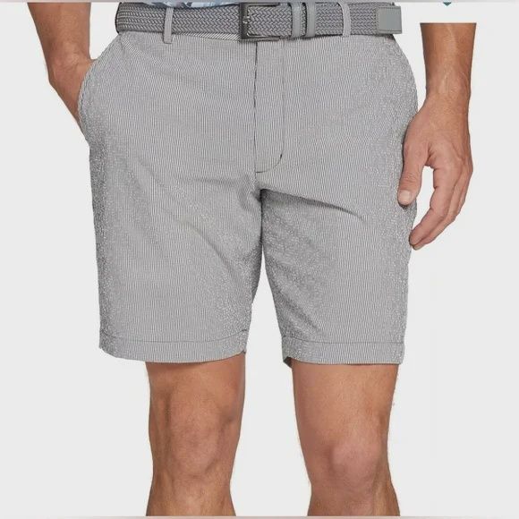 Walter Hagen Gray and white striped shorts Size 36