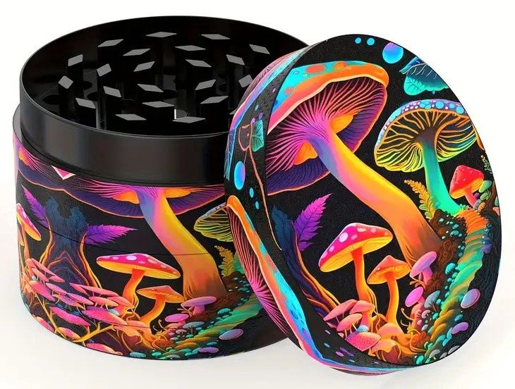 Colorful Mushroom Grinder - Small