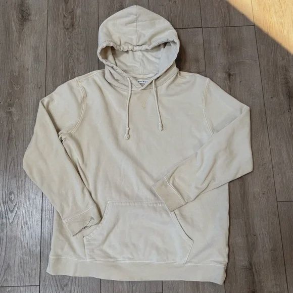 pacsun los angeles cream mens hoodie size lg