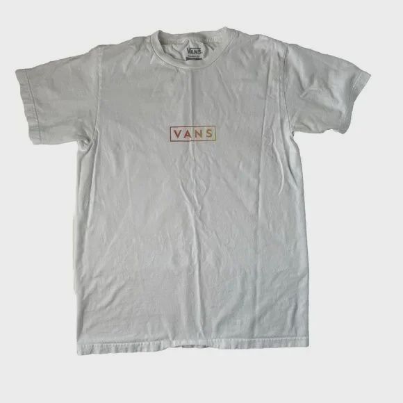 Vans classic fit mens t-shirt size Large white