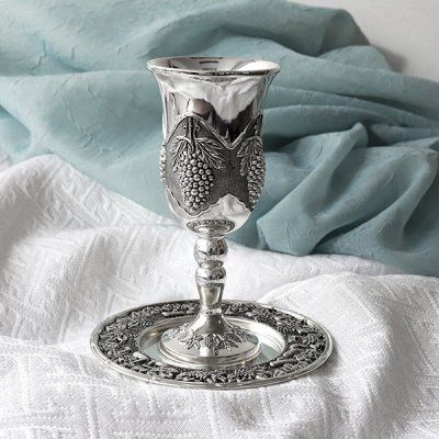 Grape goblet large with  holder