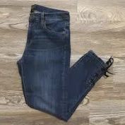 Banana Republic Skinny Jeans Lace Up Size 27/4