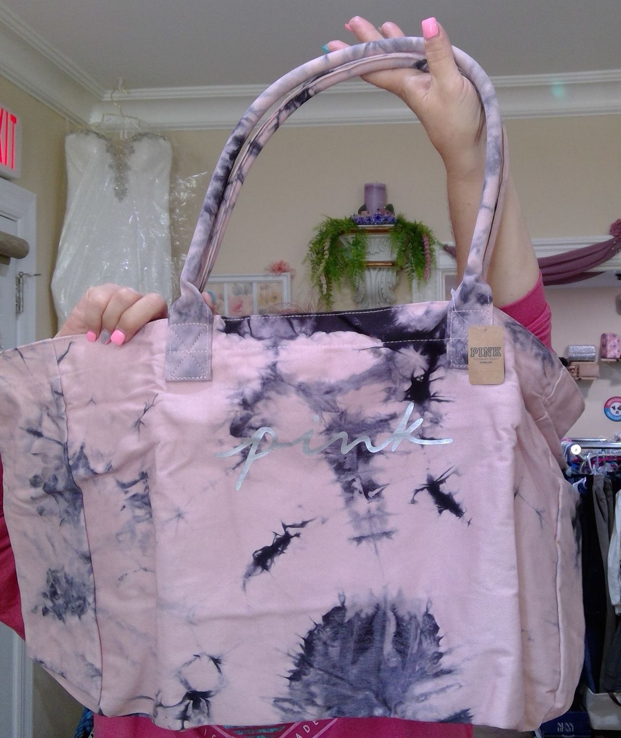 Pink camo Victoria&#39;s secret bag