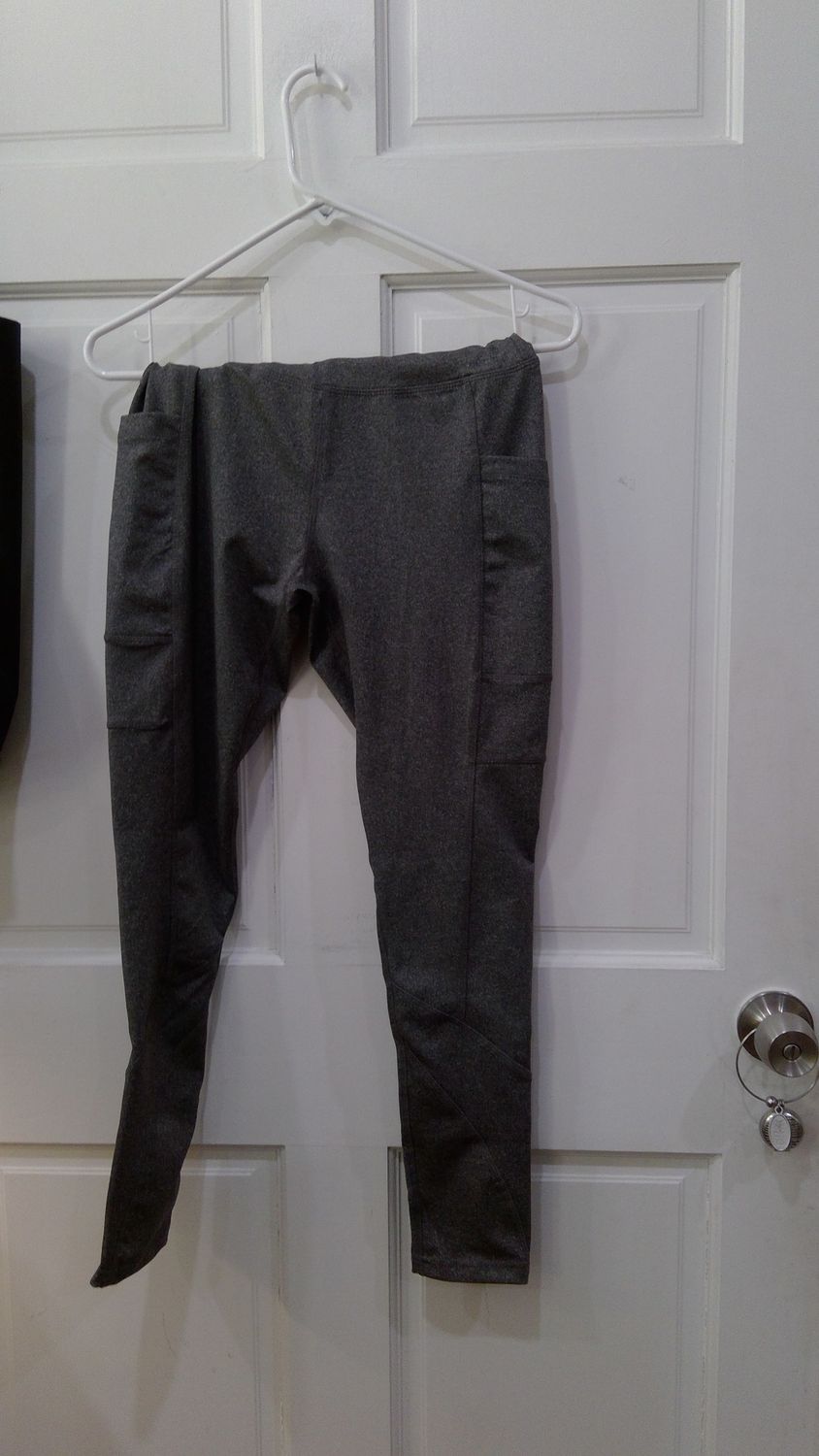 Fit Kicks Gray Leggings Size m Spandex