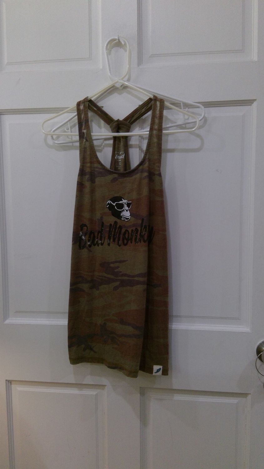 Unwind  Camo Tank Top Size l