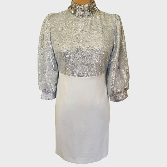 Boston Proper Elageant sequence dress new with tags size 8