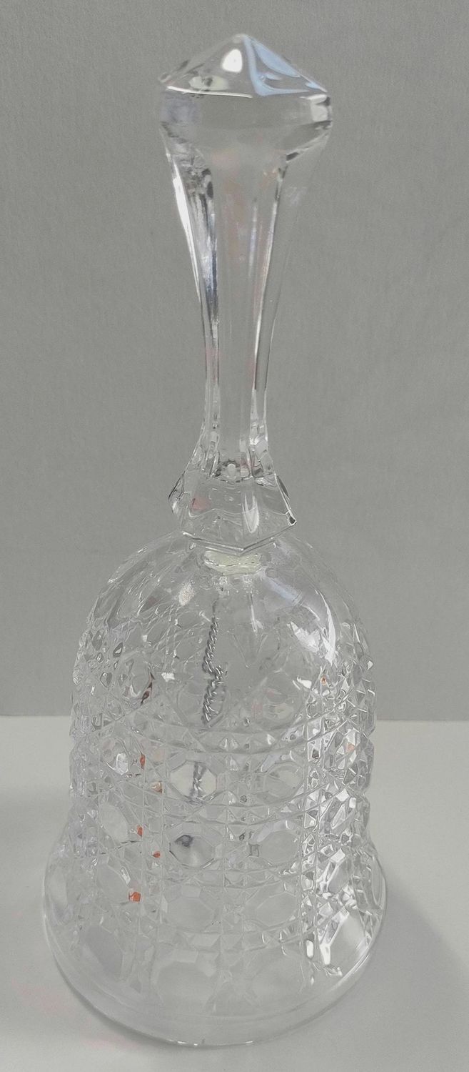 Vintage crystal dinner bell 1980