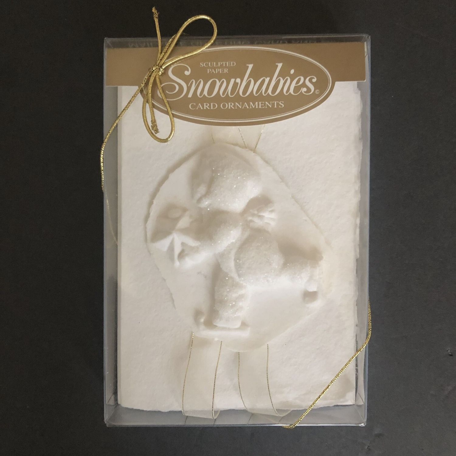 Snowbabies Christmas Card with Ornament
