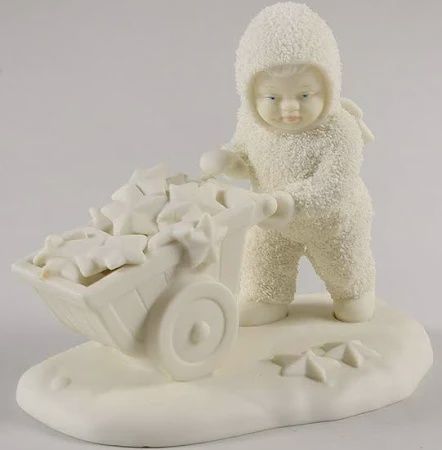 Department 56 Snowbabies Theres Another One-Wheelbarrow