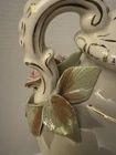 Vintage Cordey Capodimonte Style Table Lamp Pink set  Porcelain Roses Gold Trim