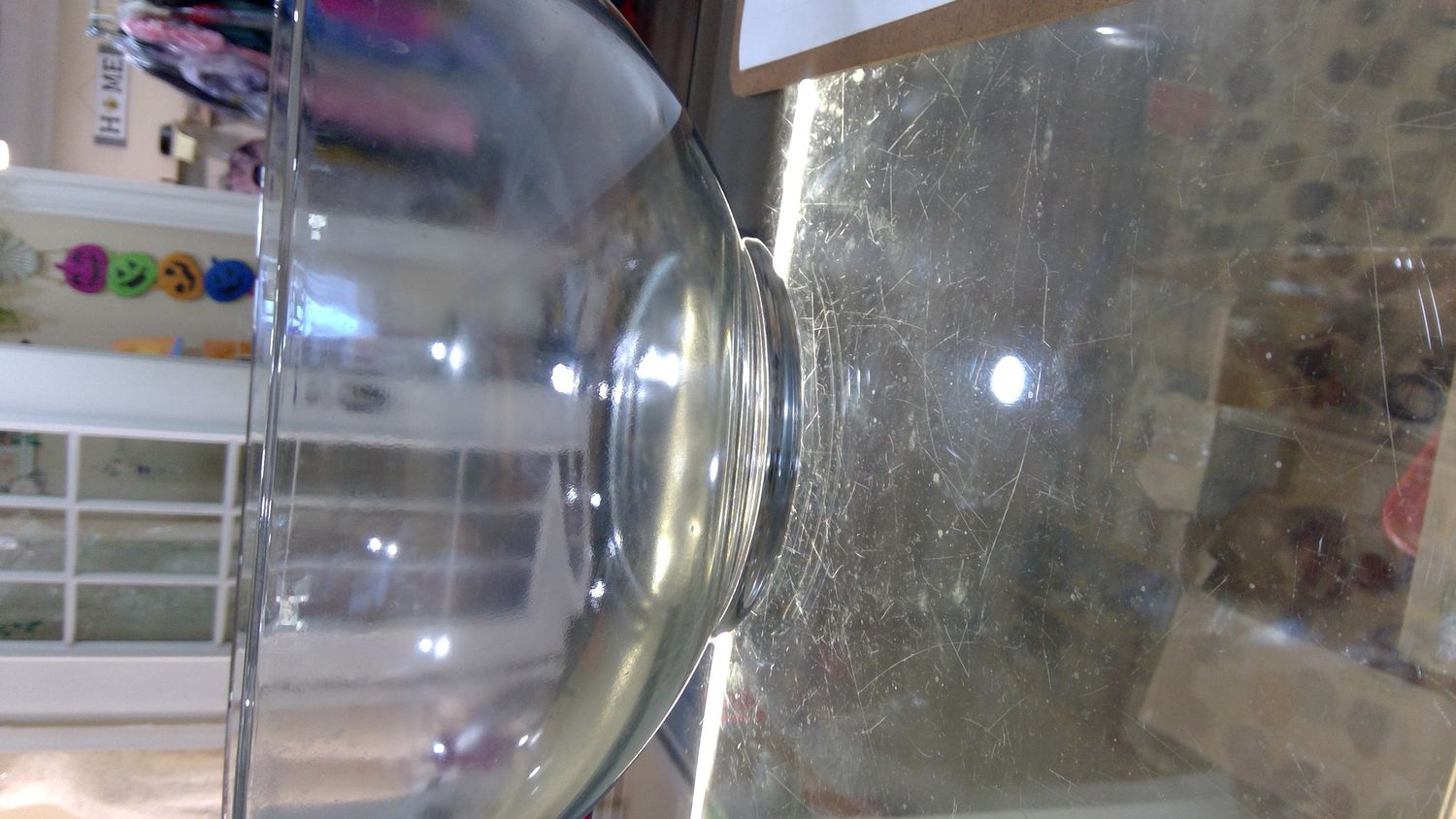 Big Glass Clear Bowl