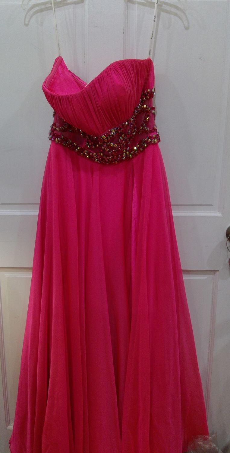 Tiffany elegant Pink Dress with Jewels Size 8
