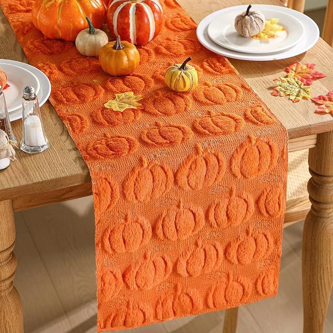 2 Pumpkin Table Runners