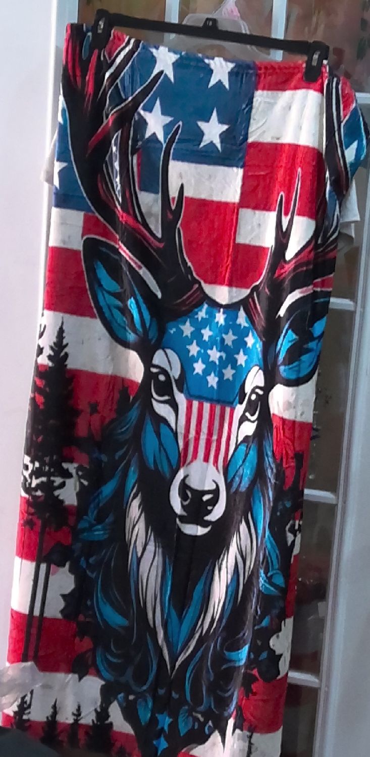 Deer Flag Blanket