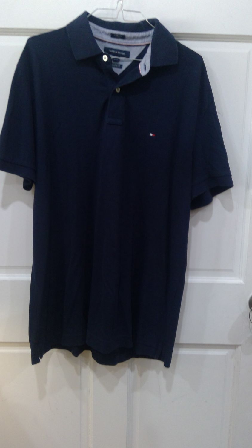 TOMMY HILL DRESS SHIRT BLUE SIZE LARGE