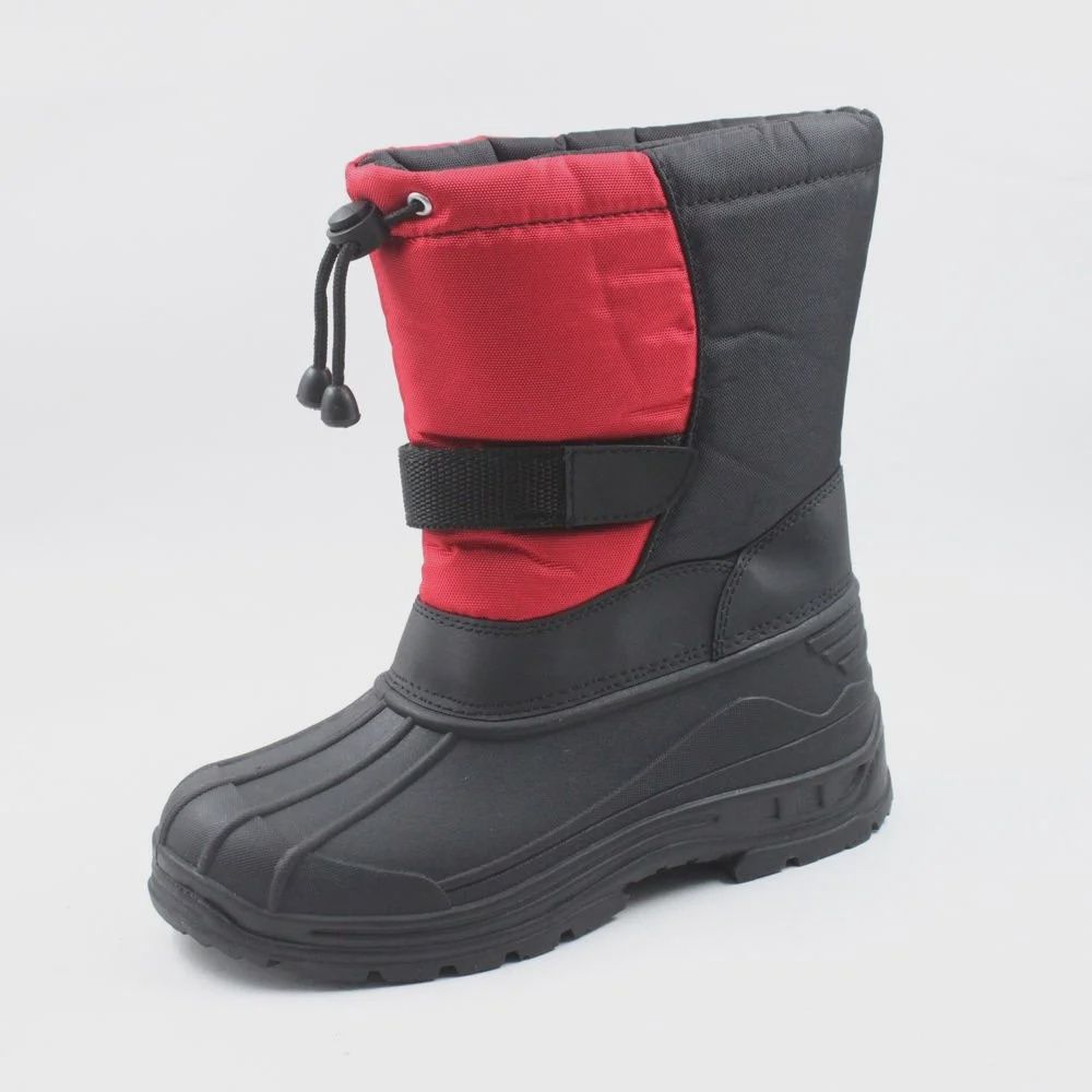 Skadoo Toddler Snow Boot Black and Red - Size T10