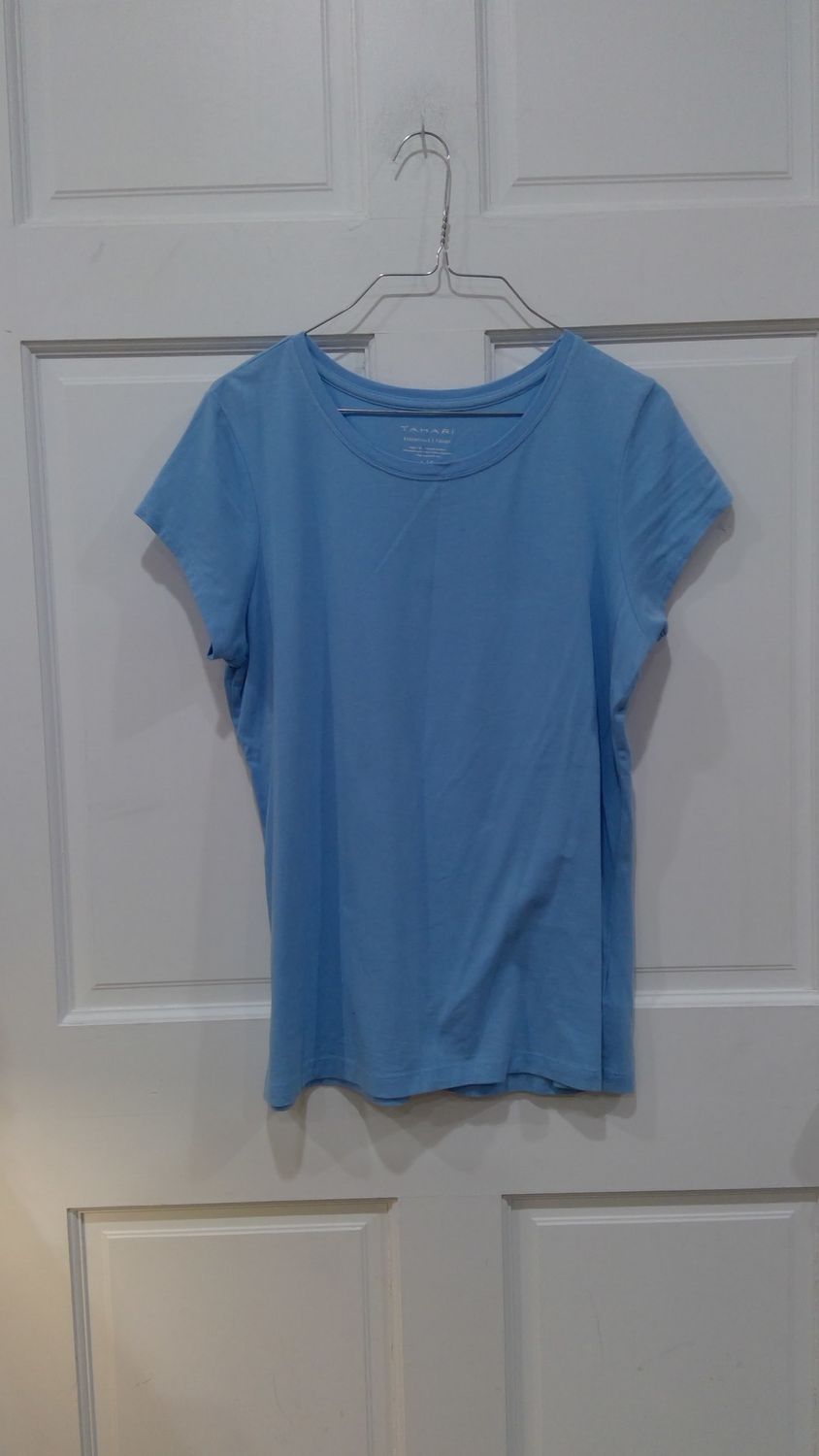 Tahara Blue Short Sleeve Shirt Size l