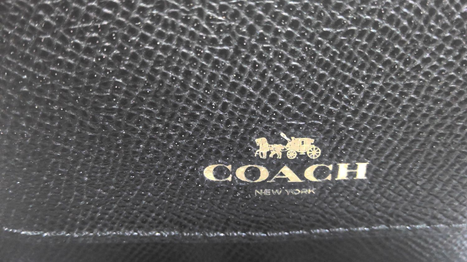 Coach Change Clutch Black