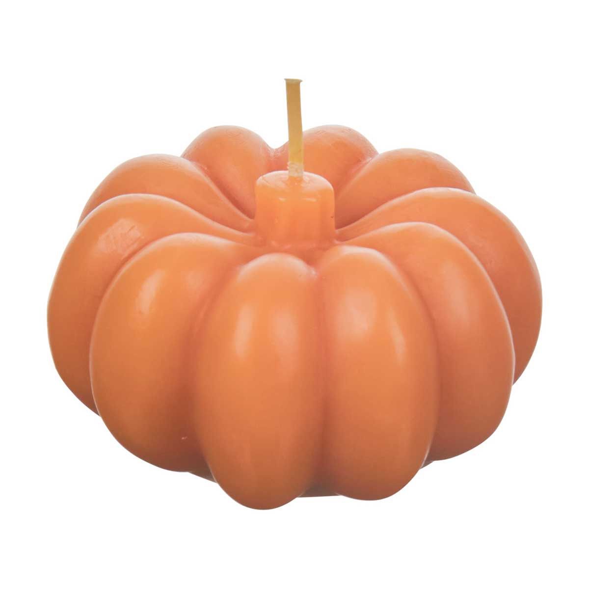 Orange Pumpkin Candles