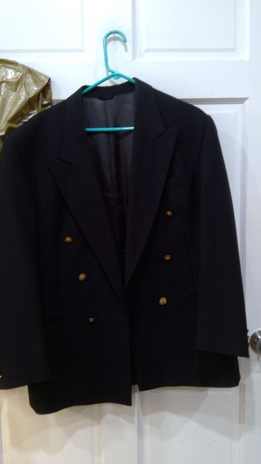 Zeidens Mens Navy Blue Blazer Size S
