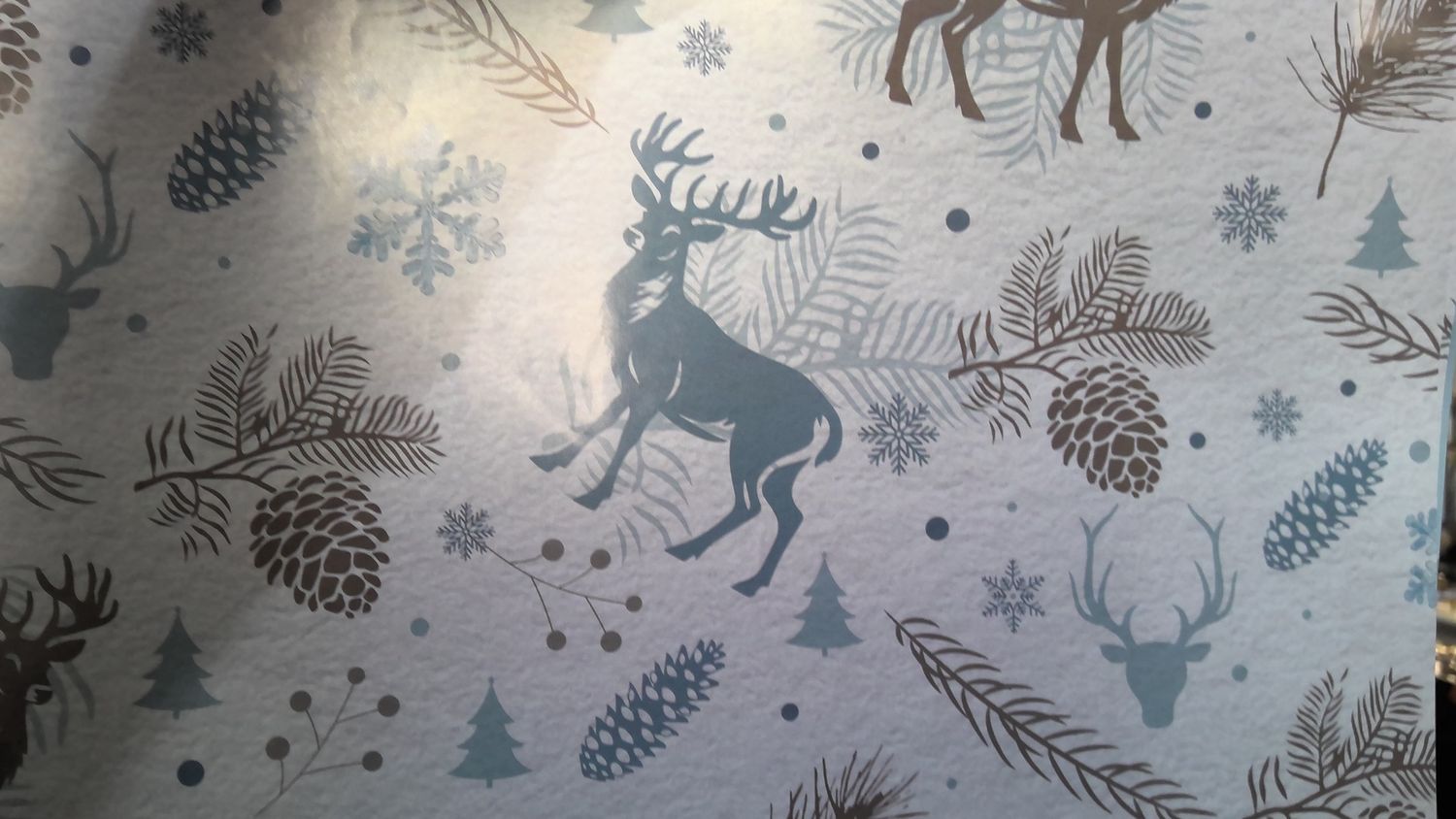 Reindeer Wrapping Paper 4 Designs