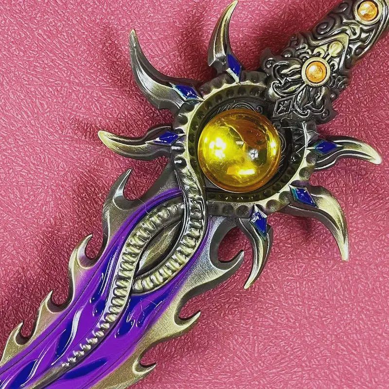 1inch 28cm Metal Red Katana Small Steel Sword Ainme Sabre Mini Ninja Knife Iron Blade Steel Real Size Japanese Katana Damascus Sword