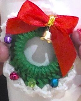 Handmade Crocheted Wreath Ornament's