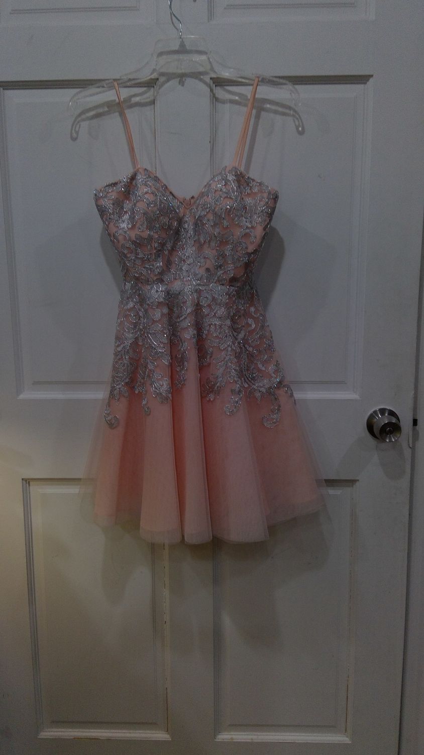 BEE DARLING PINK PROM DRESS SIZE 3/ 4