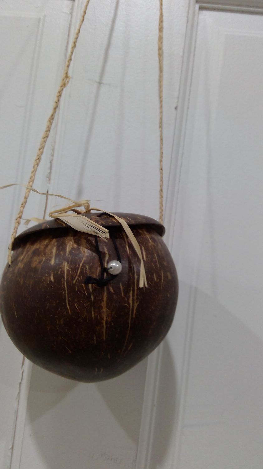 vintage coconut purse from the islands