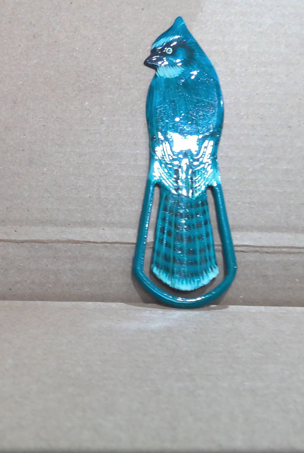 HANDMADE BOOKMARK BLUEJAY