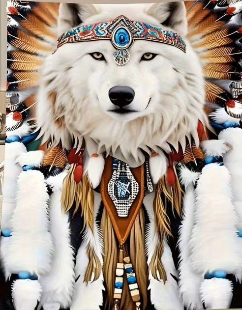 Wolf Totem Throw Blanket - Hypoallergenic Flannel