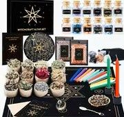 Large Complete Witchcraft Kit for Beginners - All-in-One Wiccan Spell Set &amp; Altar Starter Kit with Tools &amp; Supplies, Unscented for Use - Ideal for Solo Practice or Coven, Witchcraft Gift for s &amp;
