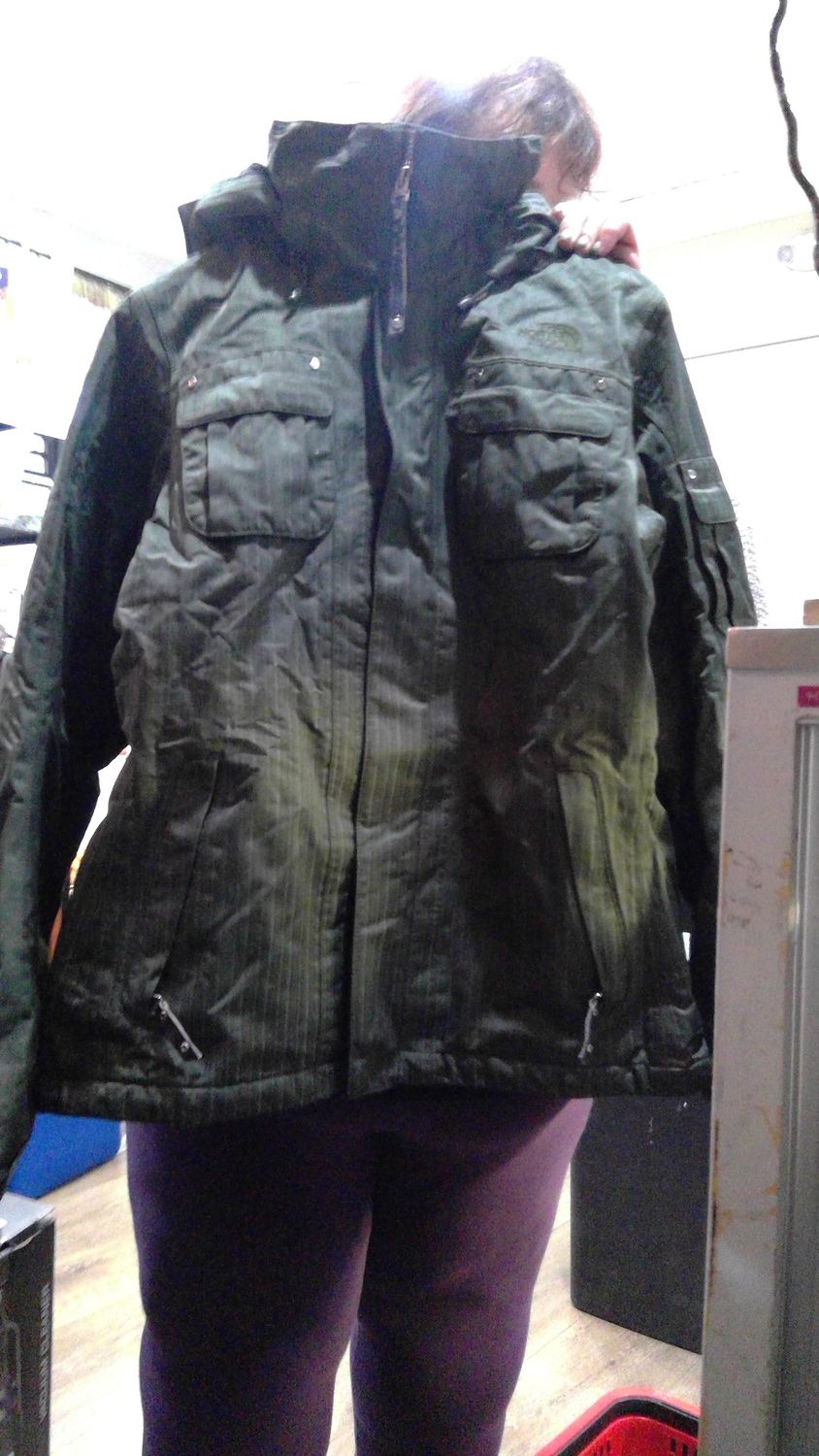 North Face Dark Green Winter jacket Size Med