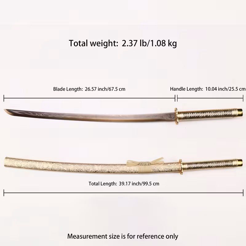 Golden Samurai Sword