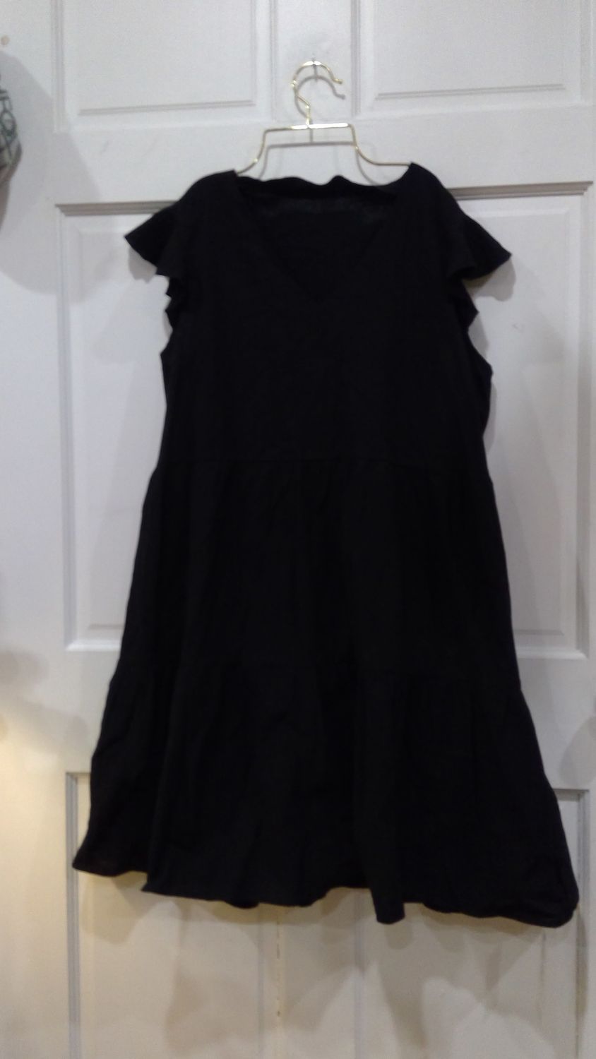 Cupshe Black Sun dress size XL