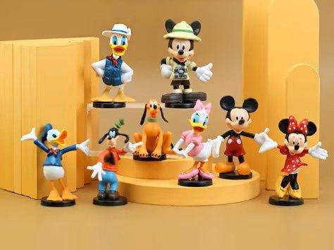 Disney Mickey, Minnie, Donald Duck &amp; Friends  figurine Set