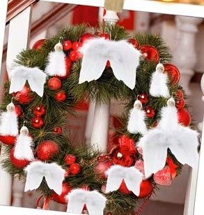 Remembrance Angle Wing's Tree Decorations Holiday Ornaments