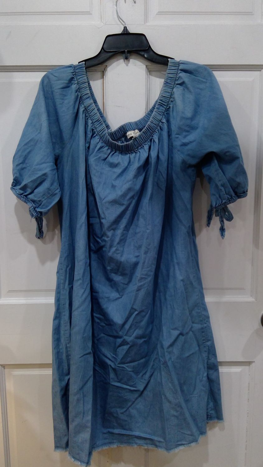 Speed Control Denim Off The Shoulder Dress Size 2 XL