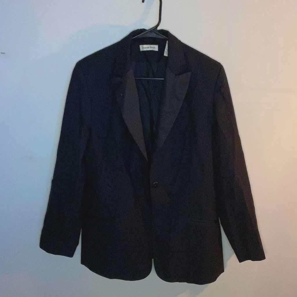 Vintage Amanda Smith Blazer Jacket Wool Women's Size 12