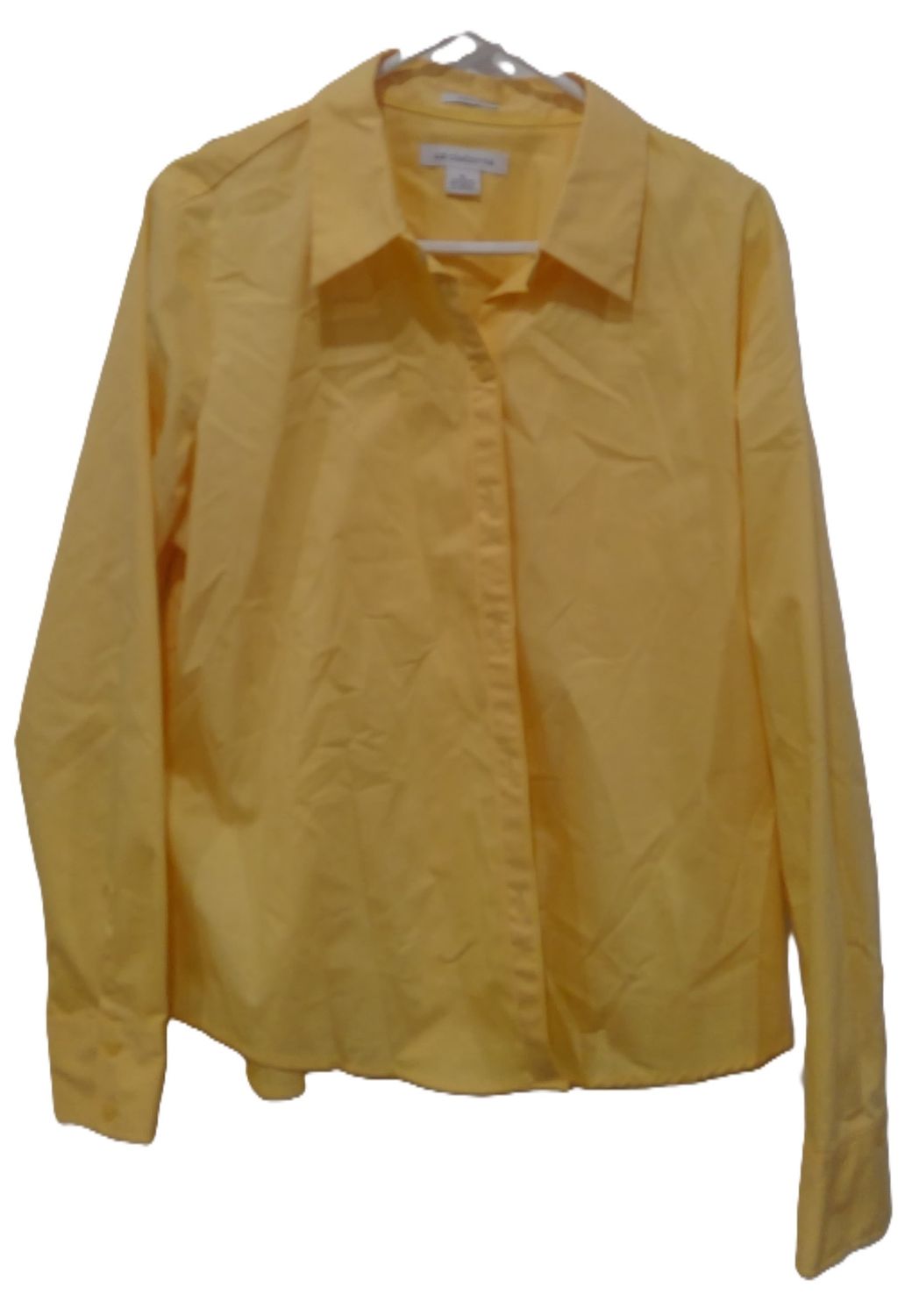 Liz Claiborne Yellow Long Sleeve Shirt -Size XL