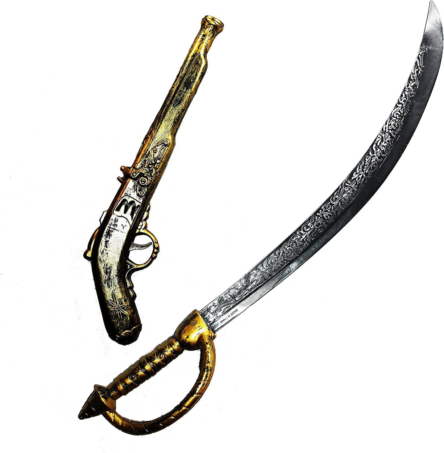 pirate sword and pistol