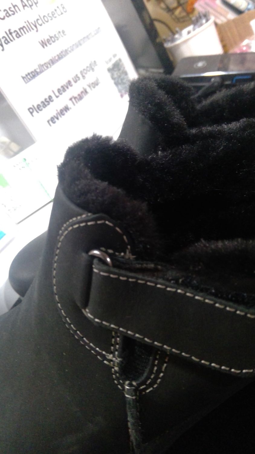 Roseville Clog Black Leather