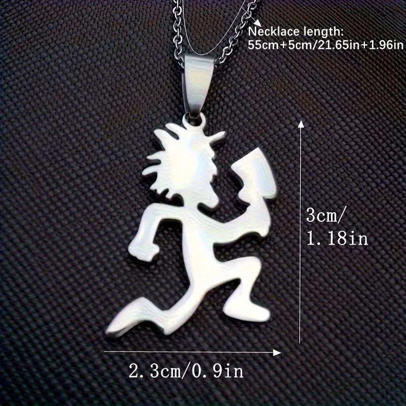 Insane Clown Posse Hatchet Man Gold Tone Necklace Insane Clown Posse Hatchet Man Gold Tone Necklace, Material: SILVER