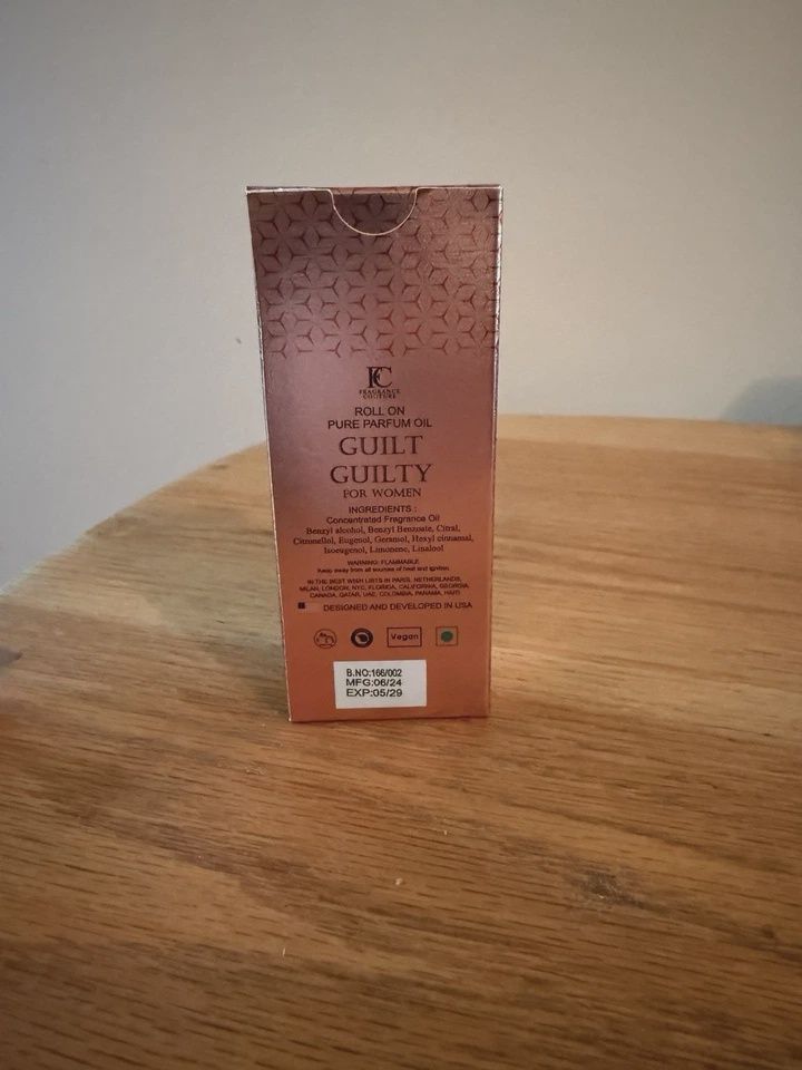 Guilt Guilty For Women Roll on Pure Parfum Oil