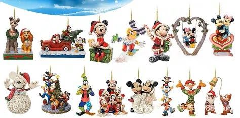 Mickey and Mine Ornaments