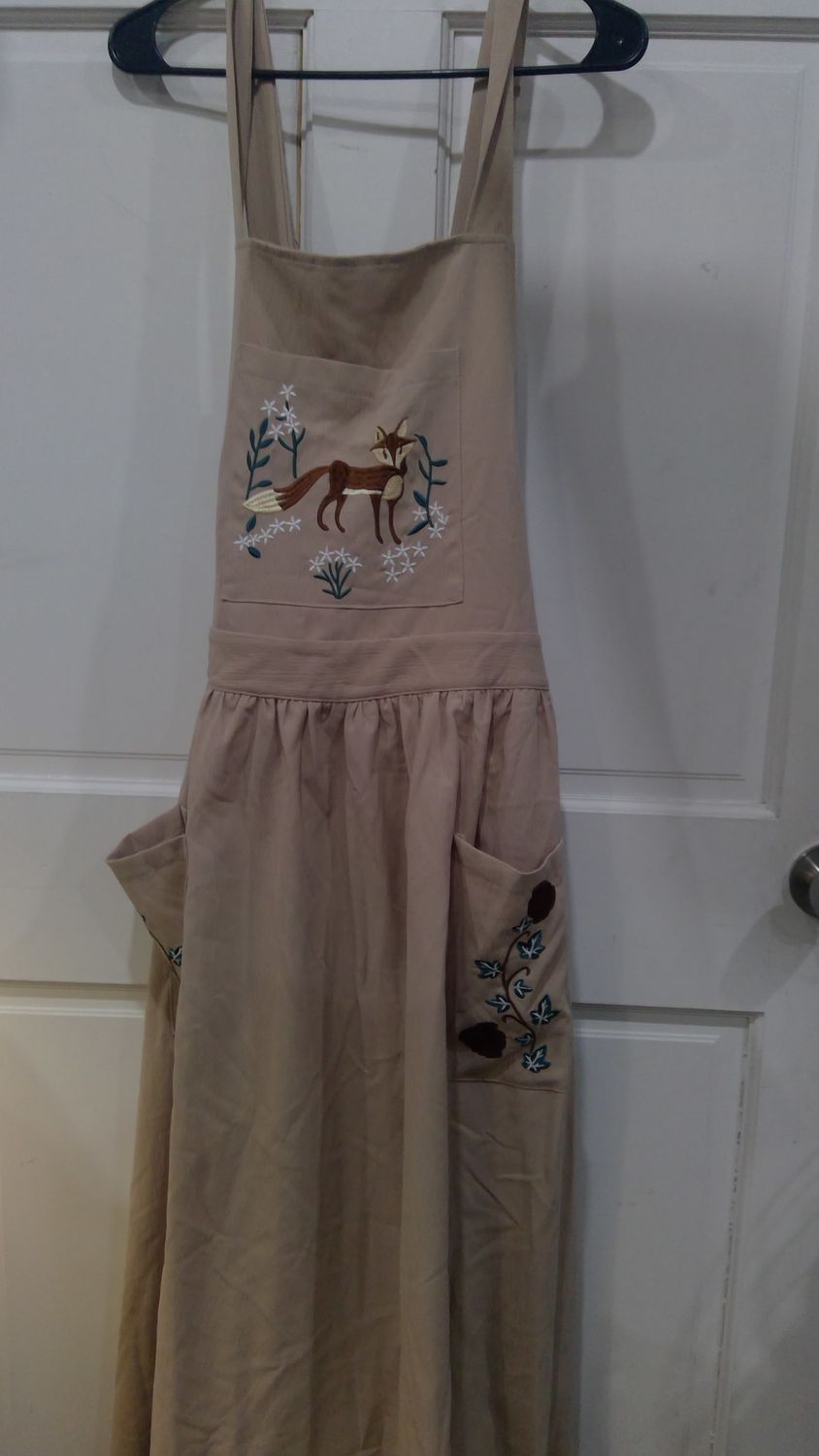 Romwe Apron Dress with Fox Size 3 XL