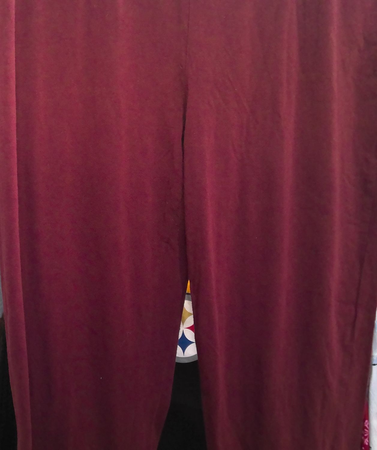 Any Body Maroon  Pants Size m