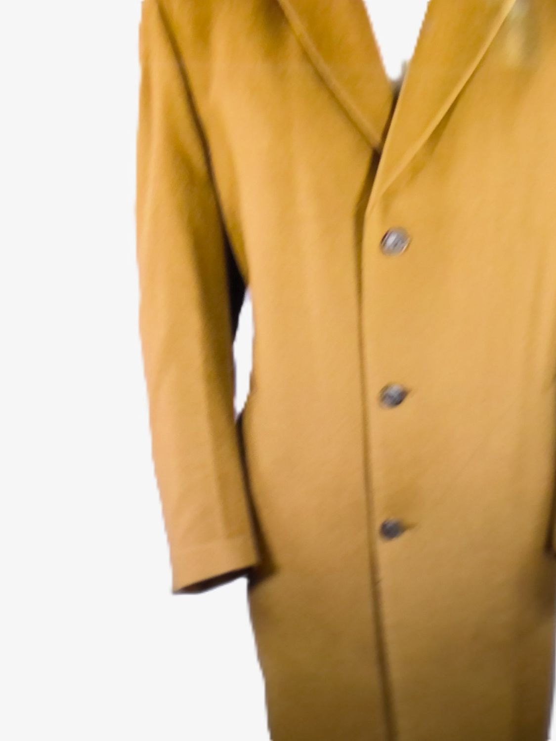 100 Percent Cashmere Knee Length Coat Mens Size m